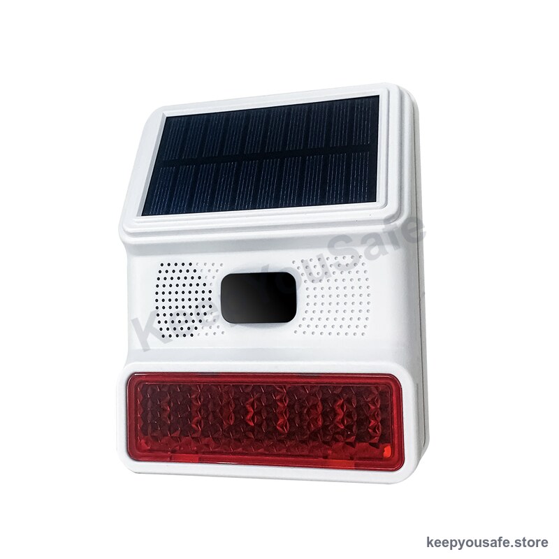 KeepYouSafe Solar Siren & Strobe Alarm